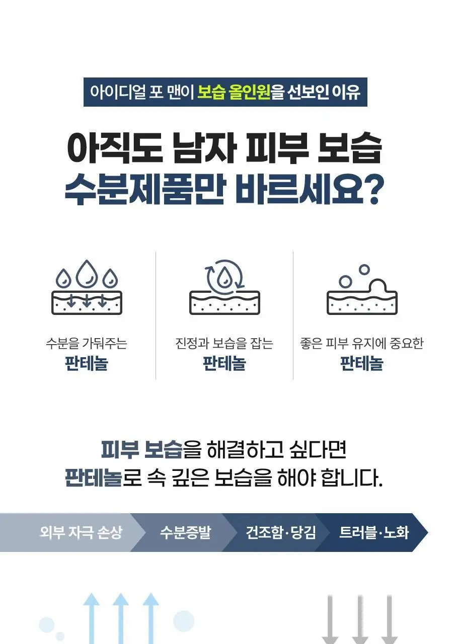 [1+1한정기획/보습템]아이디얼포맨 퍼펙트 보습 올인원 단품/1+1기획(내용물/성분 동일) 상세페이지 12